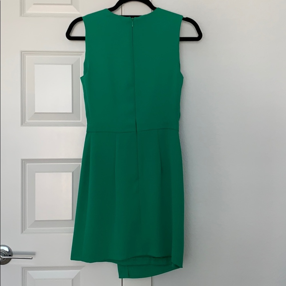 Topshop Green Mini Dress - Picture 3 of 4